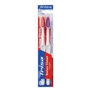Četkice za zube TRISA Swiss Clean Duo Medium