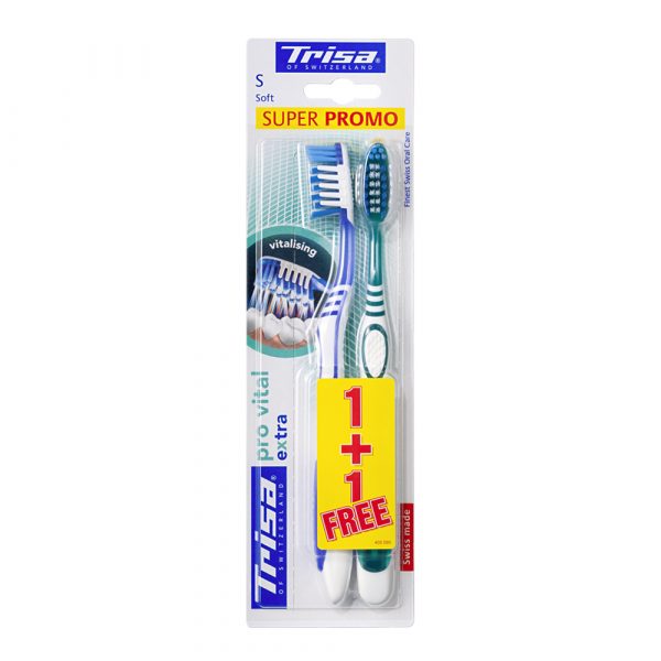 Četkice za zube TRISA Extra Pro Vital Duo Soft