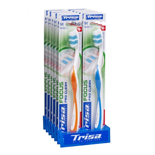 Četkica za zube TRISA Focus Pro Clean Medium Sock