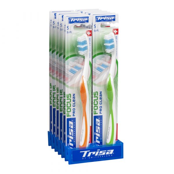 Četkica za zube TRISA Focus Pro Clean Soft Sock