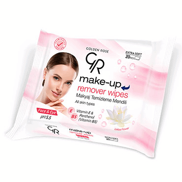 Maramice za skidanje šminke GOLDEN ROSE Make-Up Remover Wipes