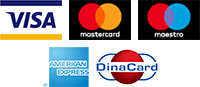 Platne kartice koje prihvatamo - Visa, MasterCard, Maestro, AmericanExpress, DinaCard